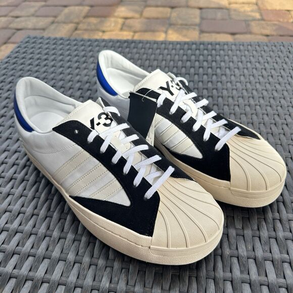 Adidas Y-3 Yohji Star White Bold Blue Men\'s Athletic Shoes FX0895 Size 12 main image 12
